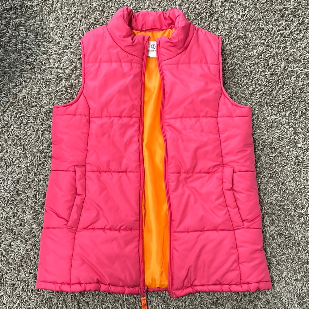 Lands End girls puffer vest size 10/12